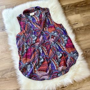 Meave by Anthropology summer tunic top size M NWOT